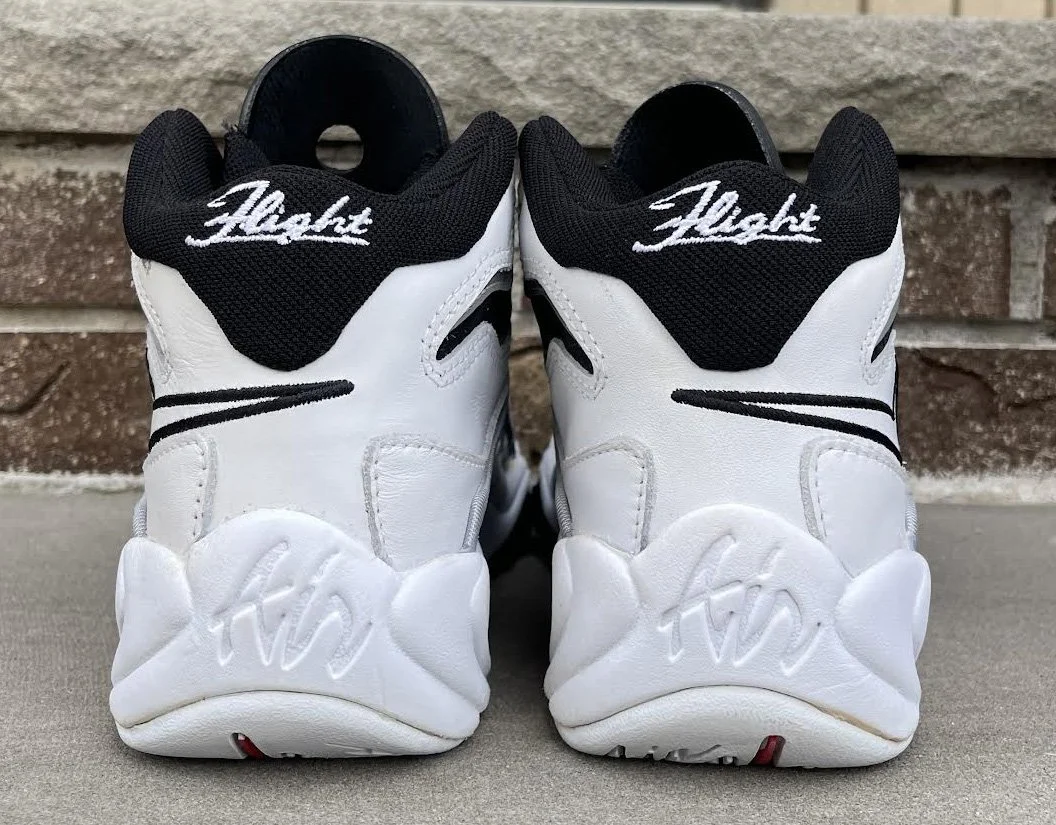 Nike Air Flight Turbulence Black/White-Varsity Red (Size 8) DS